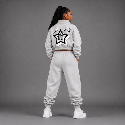 Essential Fleece Mock-Neck Crew Sweatshirt – Swag Ladies