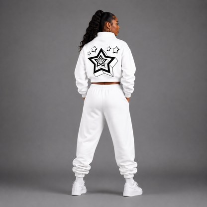 Essential Fleece Mock-Neck Crew Sweatshirt – Swag Ladies