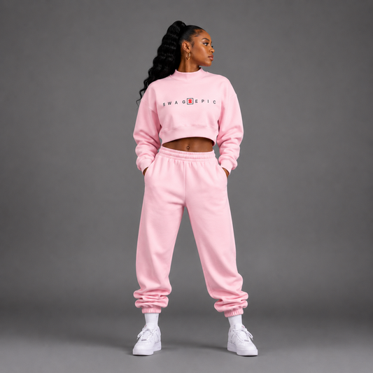 Essential Fleece Mock-Neck Crew Sweatshirt – Swag Ladies