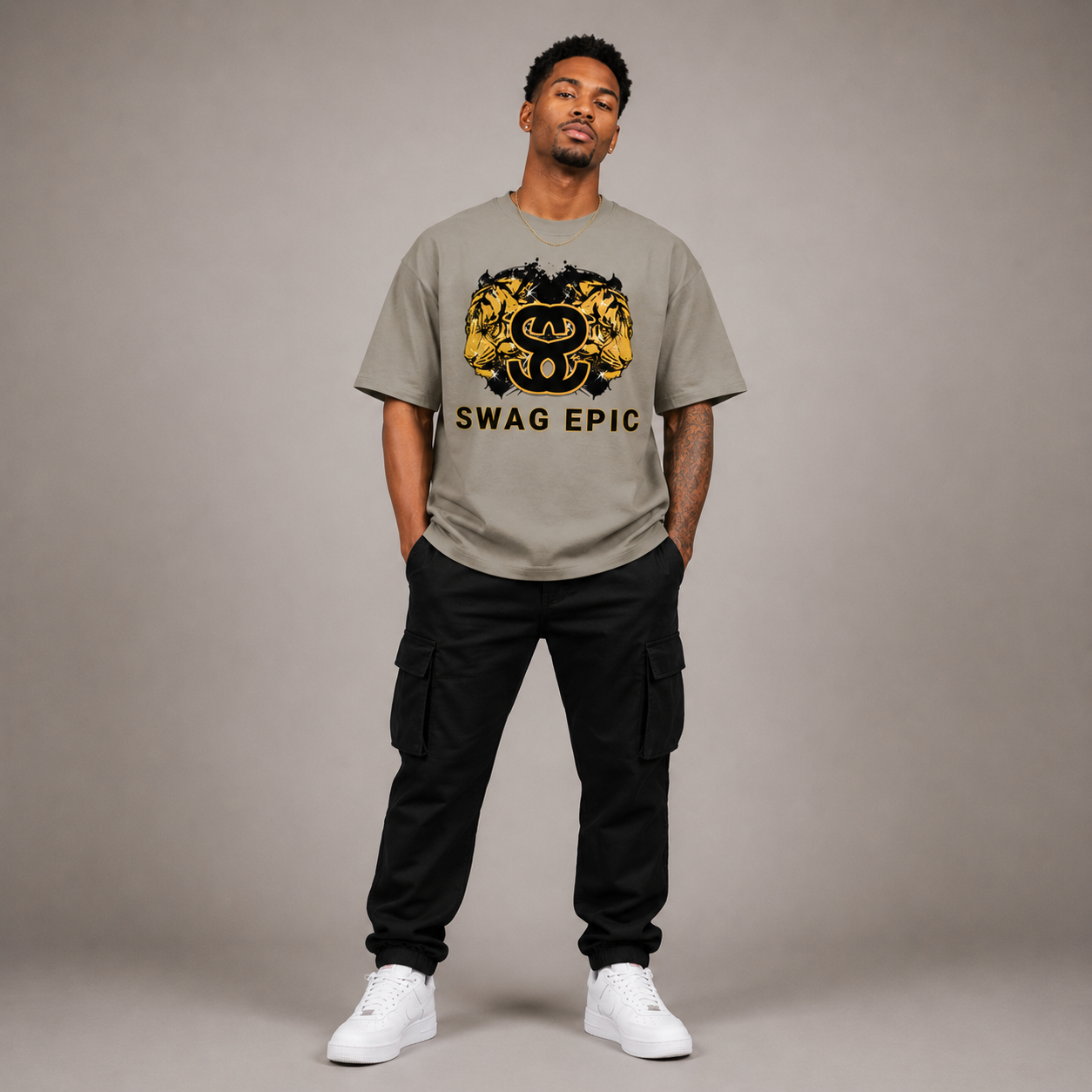 Essential Heavyweight Swag Epic Cotton T-Shirt
