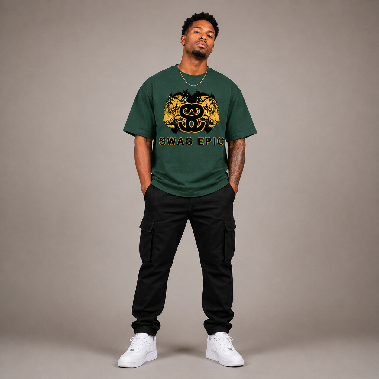 Essential Heavyweight Swag Epic Cotton T-Shirt