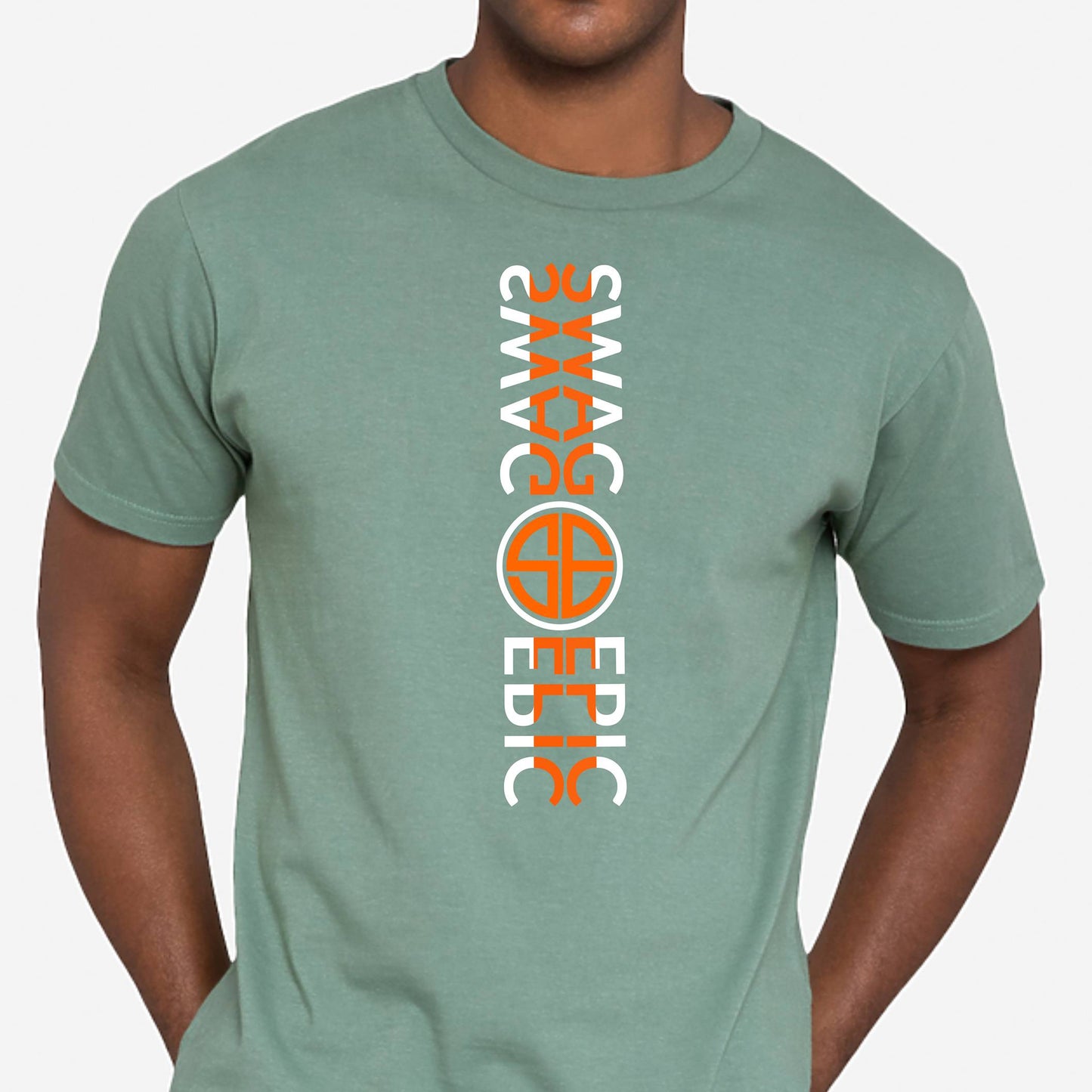 "SWAG IN COLOR" (SAGE) PREMIUM LUXURY T-SHIRT