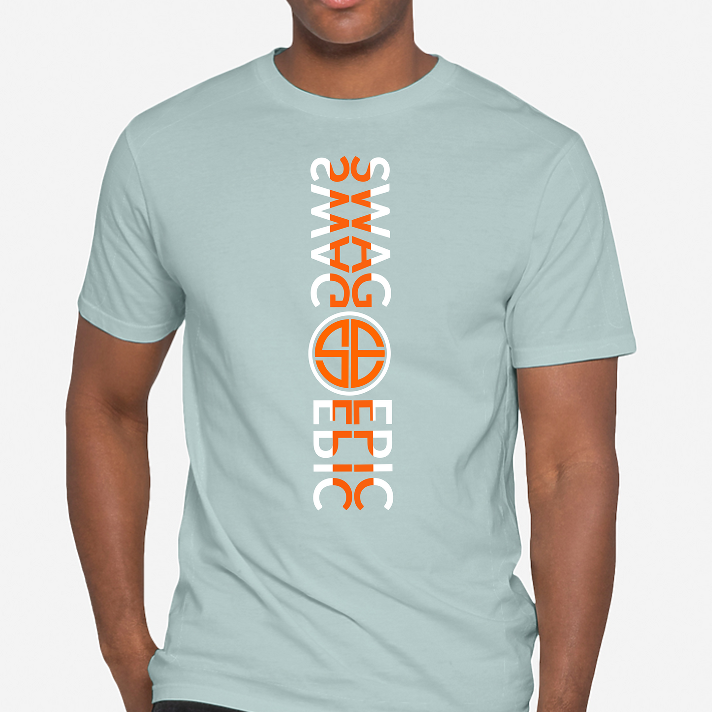 "SWAG IN COLOR" (SEA FOAM) PREMIUM LUXURY T-SHIRT
