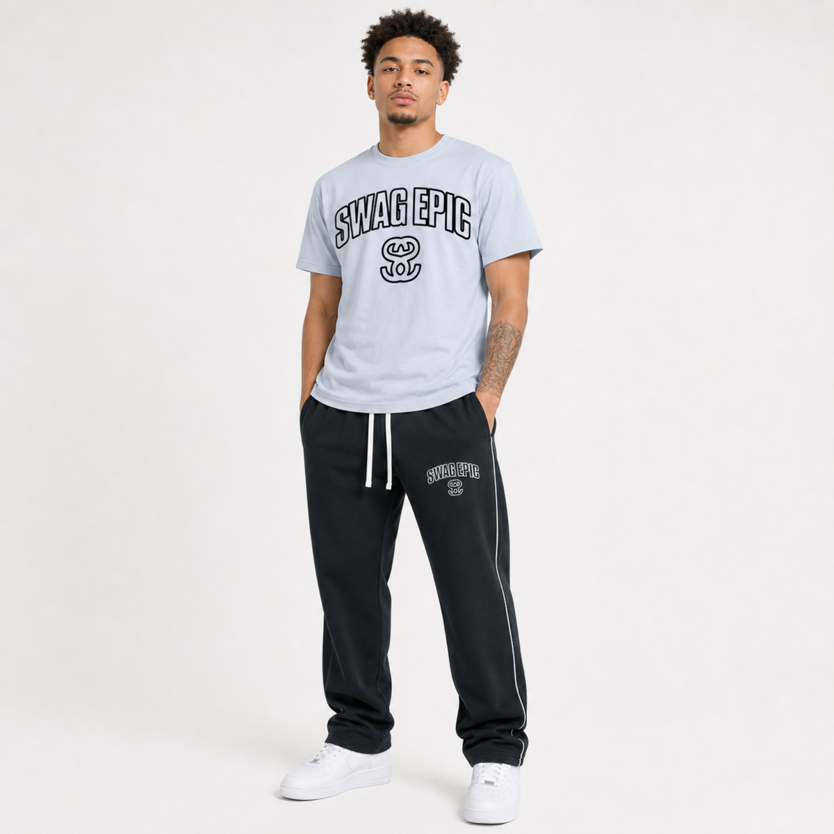 Men’s Piping Straight Leg Sweatpants "Swag Original SS"