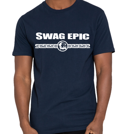 "ORIGINAL SWAG" (NAVY BLUE) MEN'S PREMIUM LUX T-SHIRT
