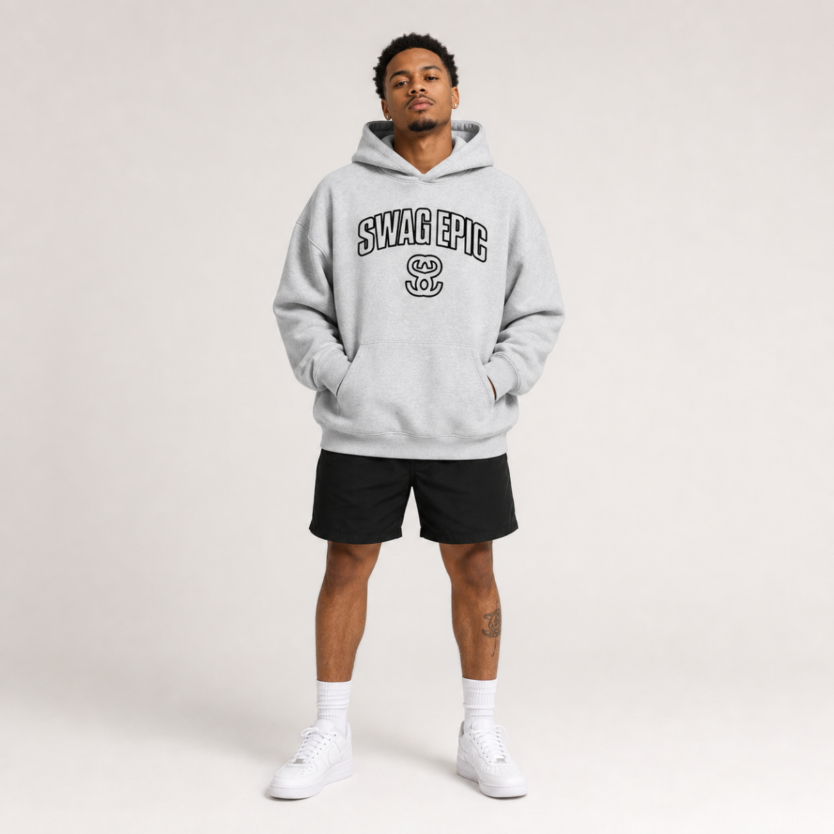 Oversize Fleeced Hoodie – Swag Original SS Curve