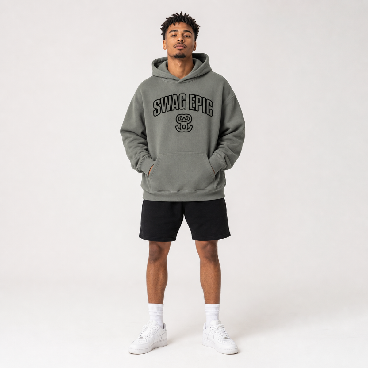 Oversize Fleeced Hoodie – Swag Original SS Curve