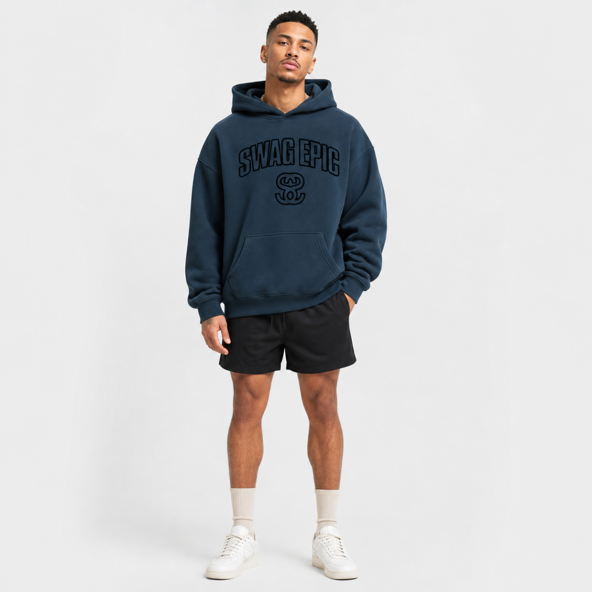 Oversize Fleeced Hoodie – Swag Original SS Curve