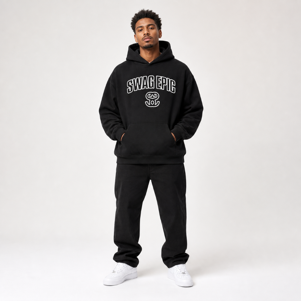 Oversize Fleeced Hoodie - "Swag Original SS"