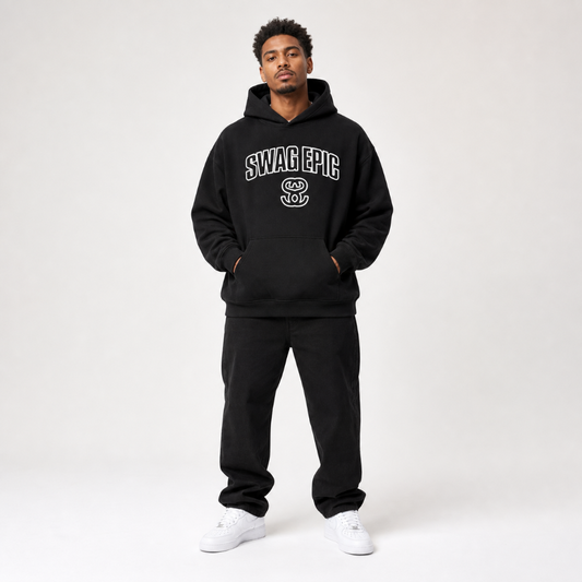 Oversize Fleeced Hoodie - "Swag Original SS"