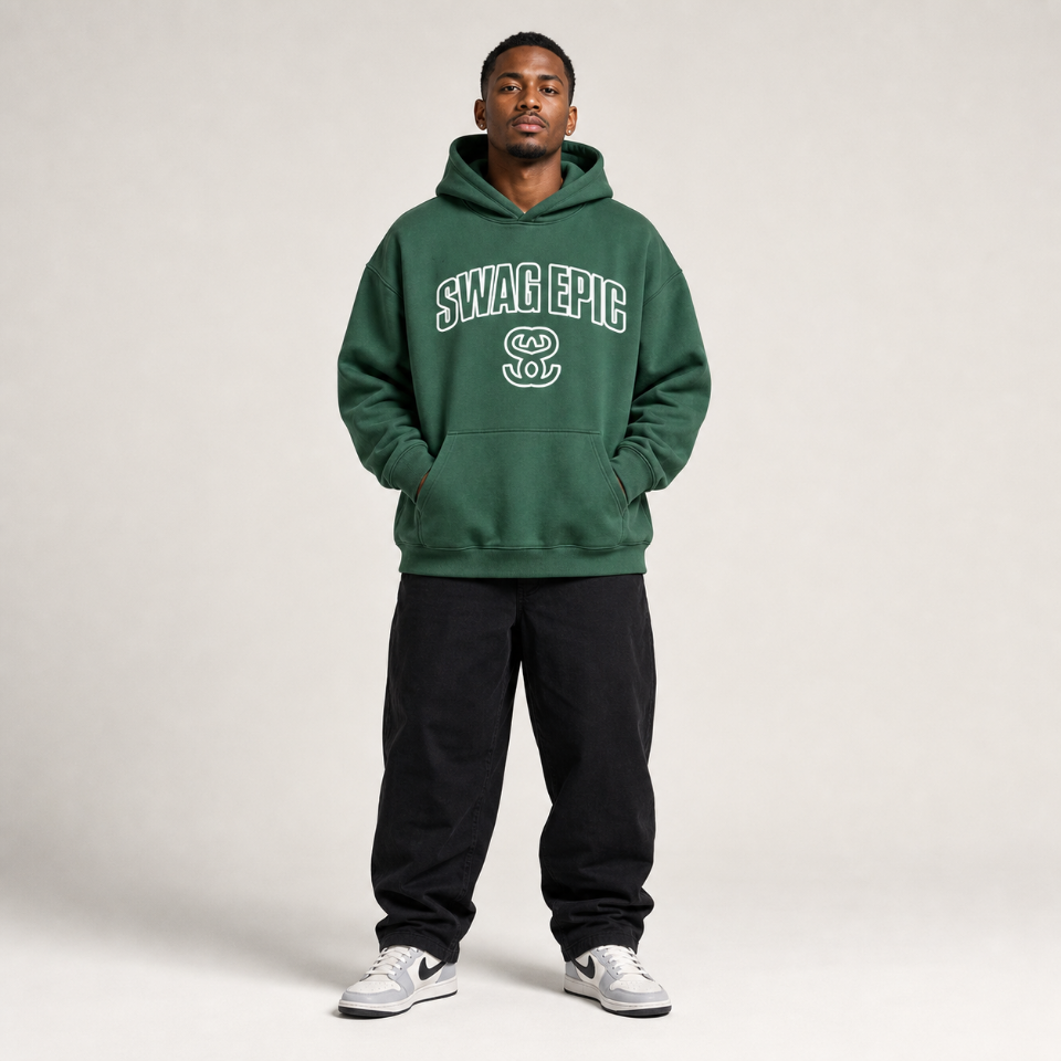 Oversize Fleeced Hoodie - "Swag Original SS"