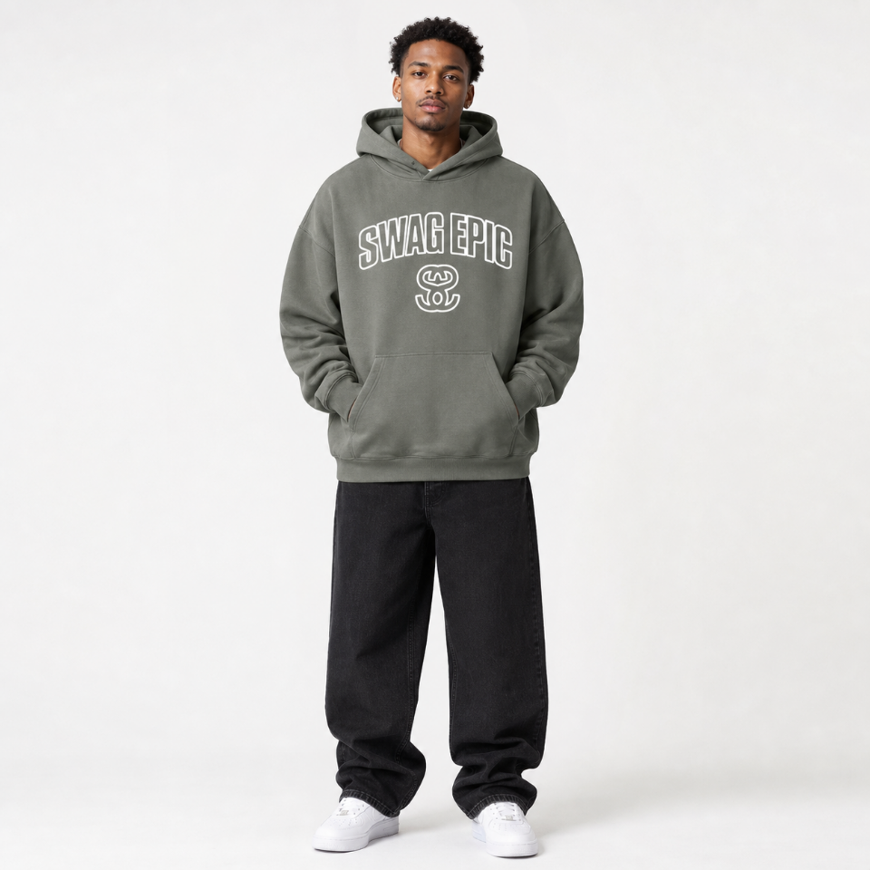 Oversize Fleeced Hoodie - "Swag Original SS"