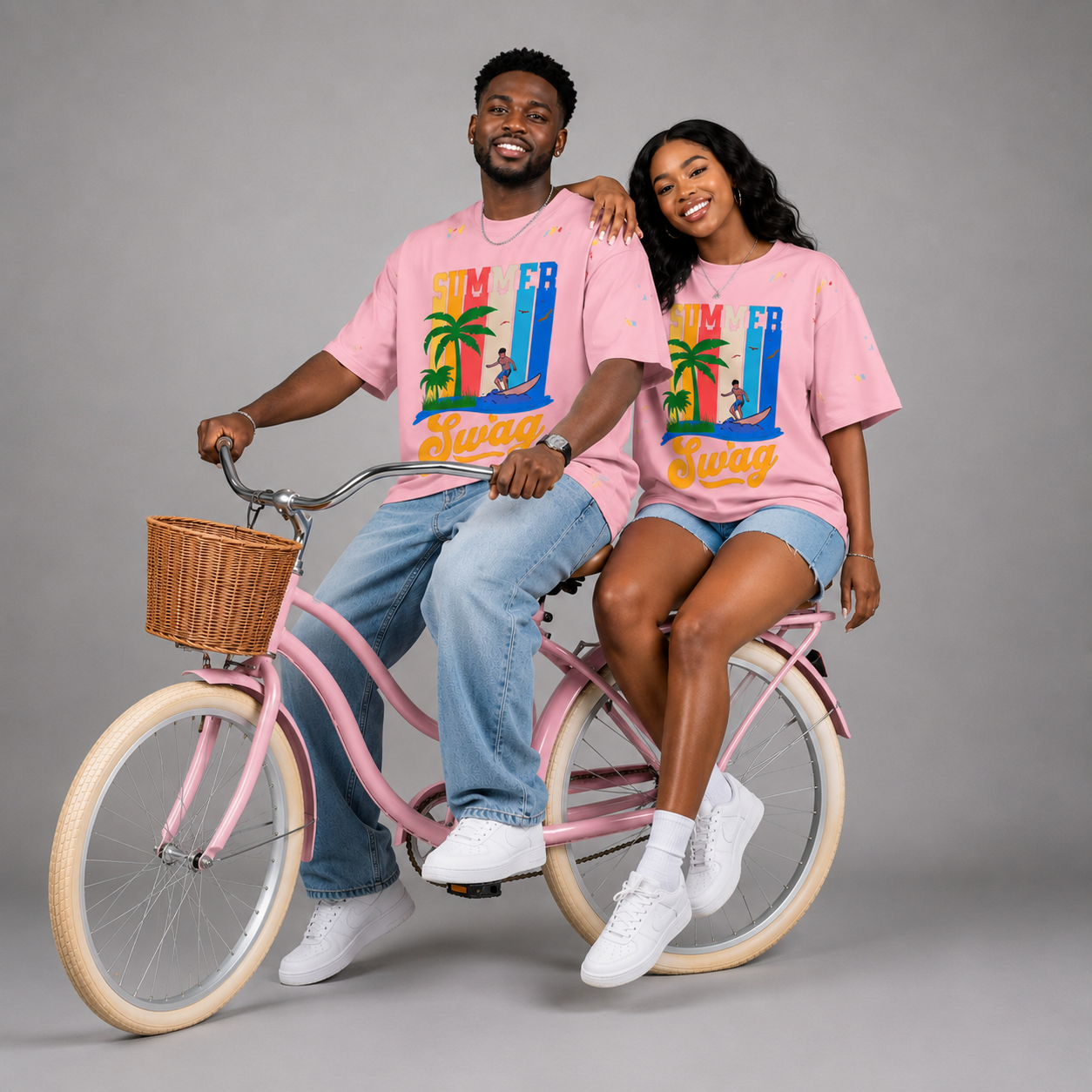 Paint Splatter Cotton T-Shirt – "Summer Swag" Collection