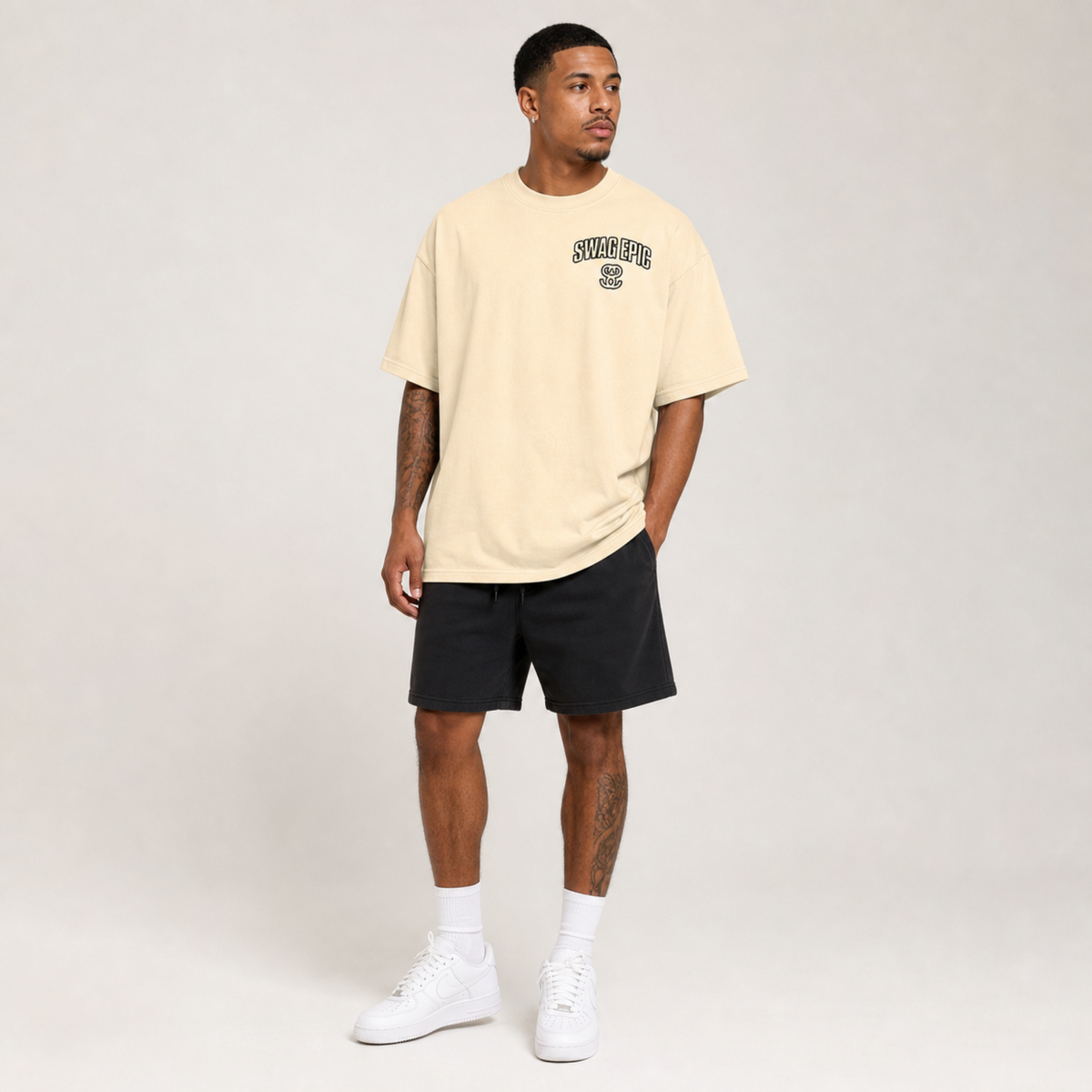 Streetwear Loose Drop Shoulder T-Shirt "Swag Original SS"