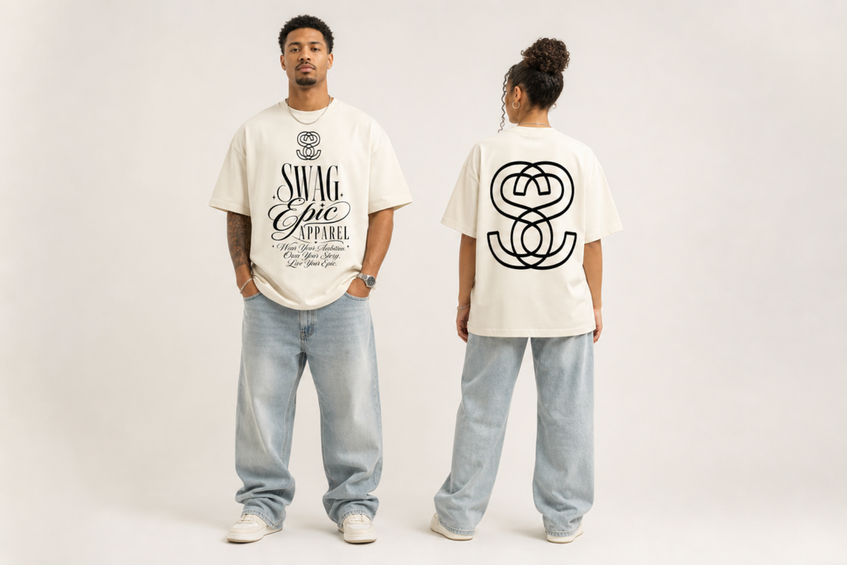 Unisex Heavyweight Oversized T-Shirt — “Ambition”