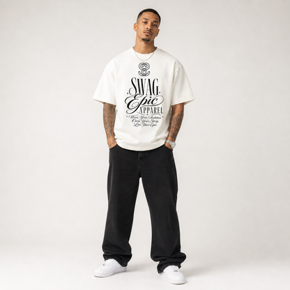 Unisex Heavyweight Oversized T-Shirt — “Ambition”