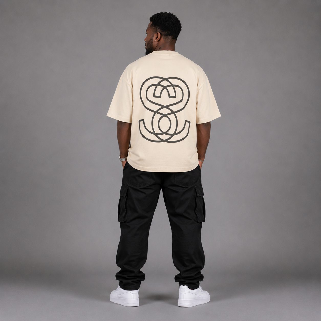 Unisex Oversized Inspiring Graphic T-Shirt - "Stay Focused"