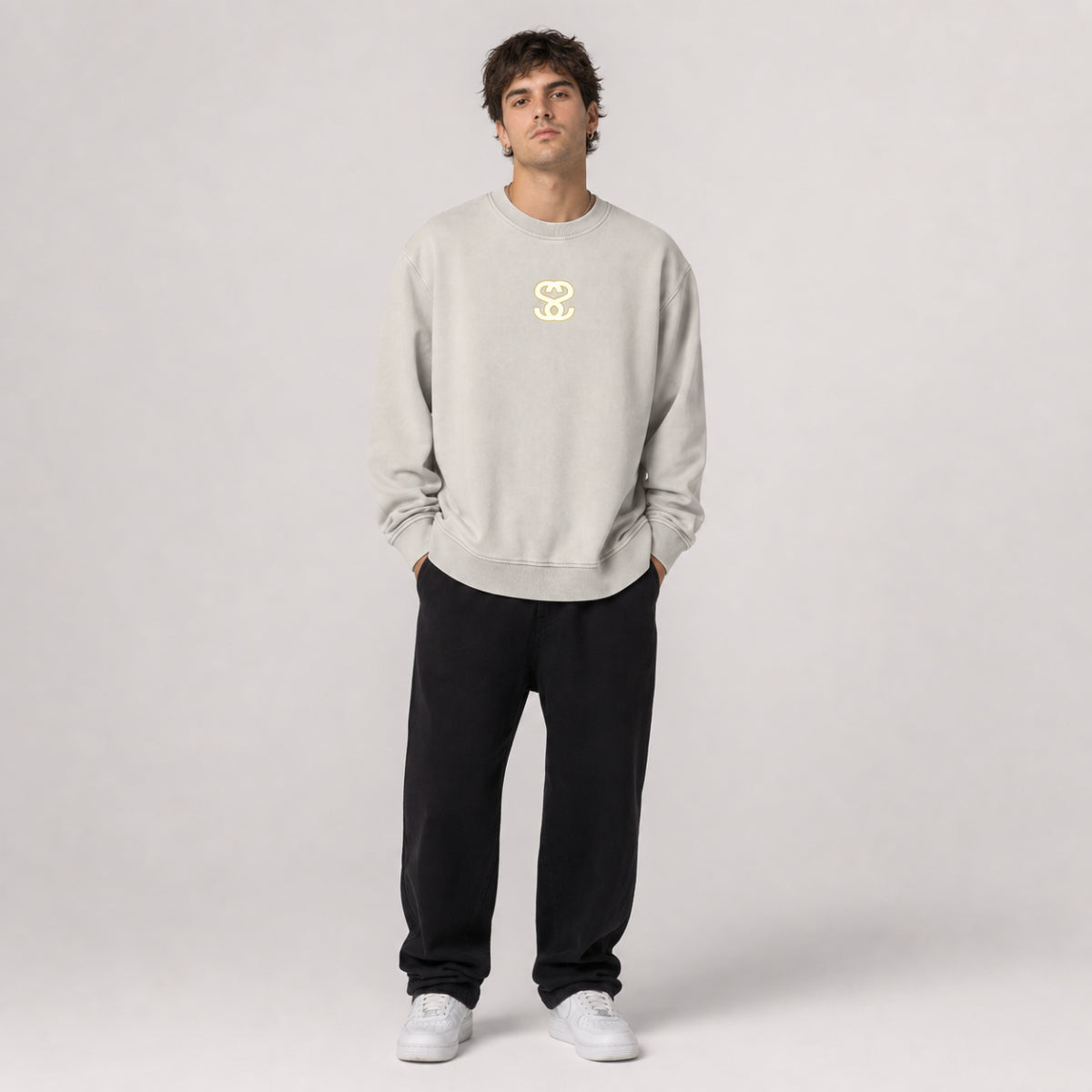 Unisex Vintage Wash Fleece Sweatshirt - "New Attitude"