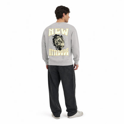 Unisex Vintage Wash Fleece Sweatshirt - "New Attitude"