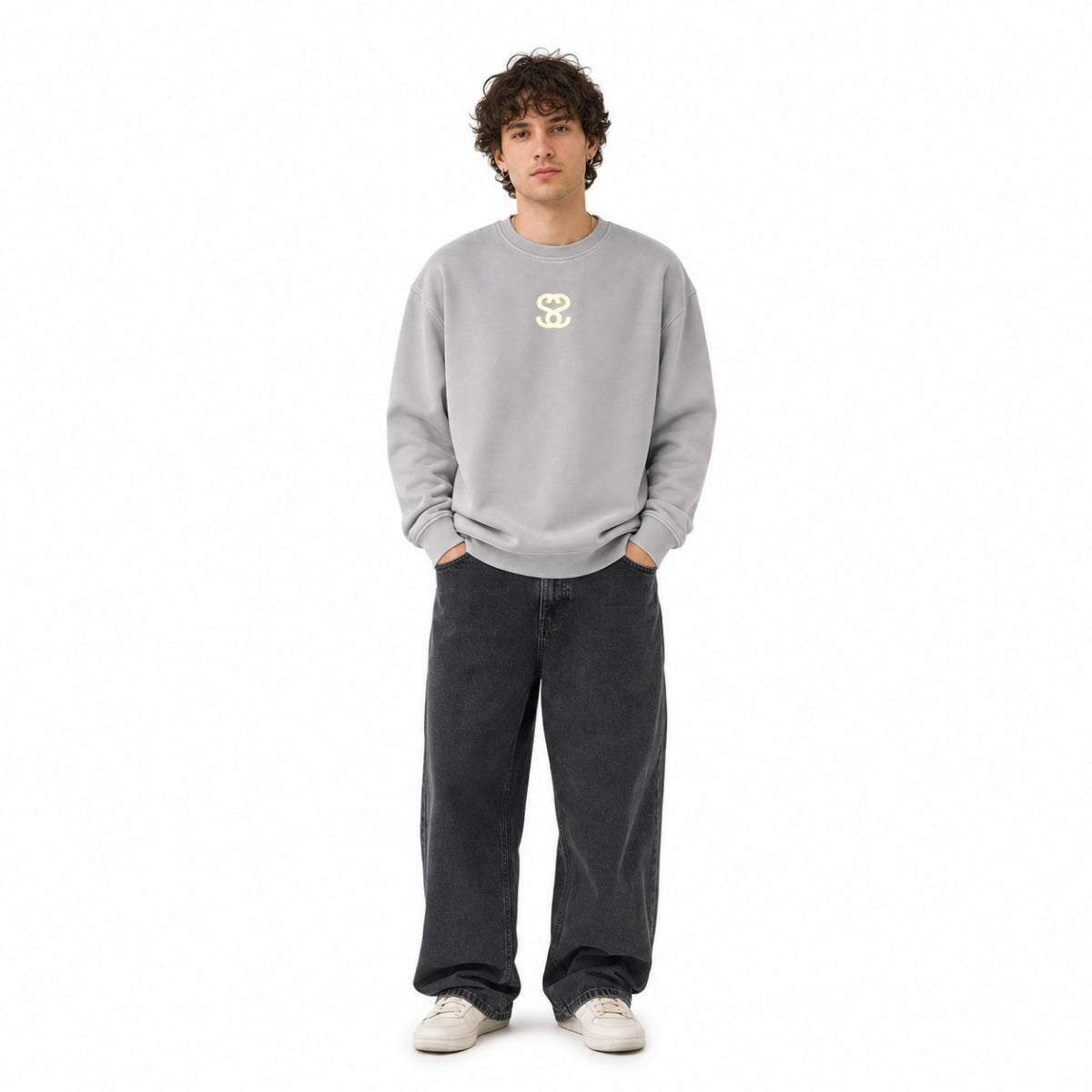 Unisex Vintage Wash Fleece Sweatshirt - "New Attitude"