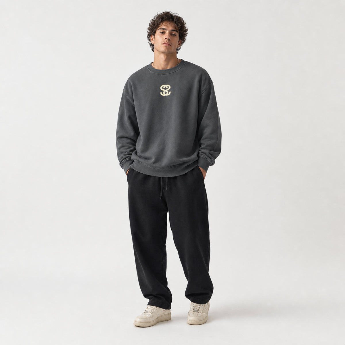 Unisex Vintage Wash Fleece Sweatshirt - "New Attitude"