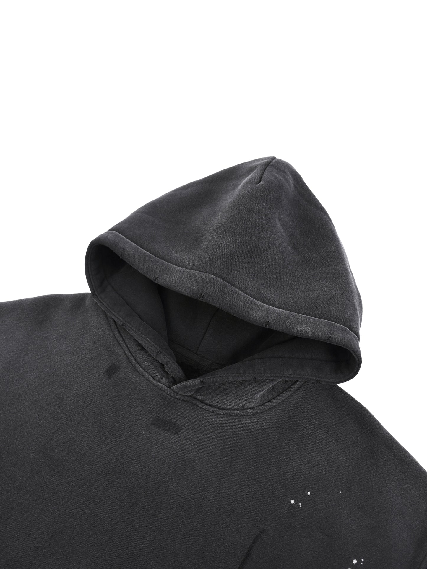 Deluxe Vintage Washed Frayed Fleece "Swag Epic" Hoodie