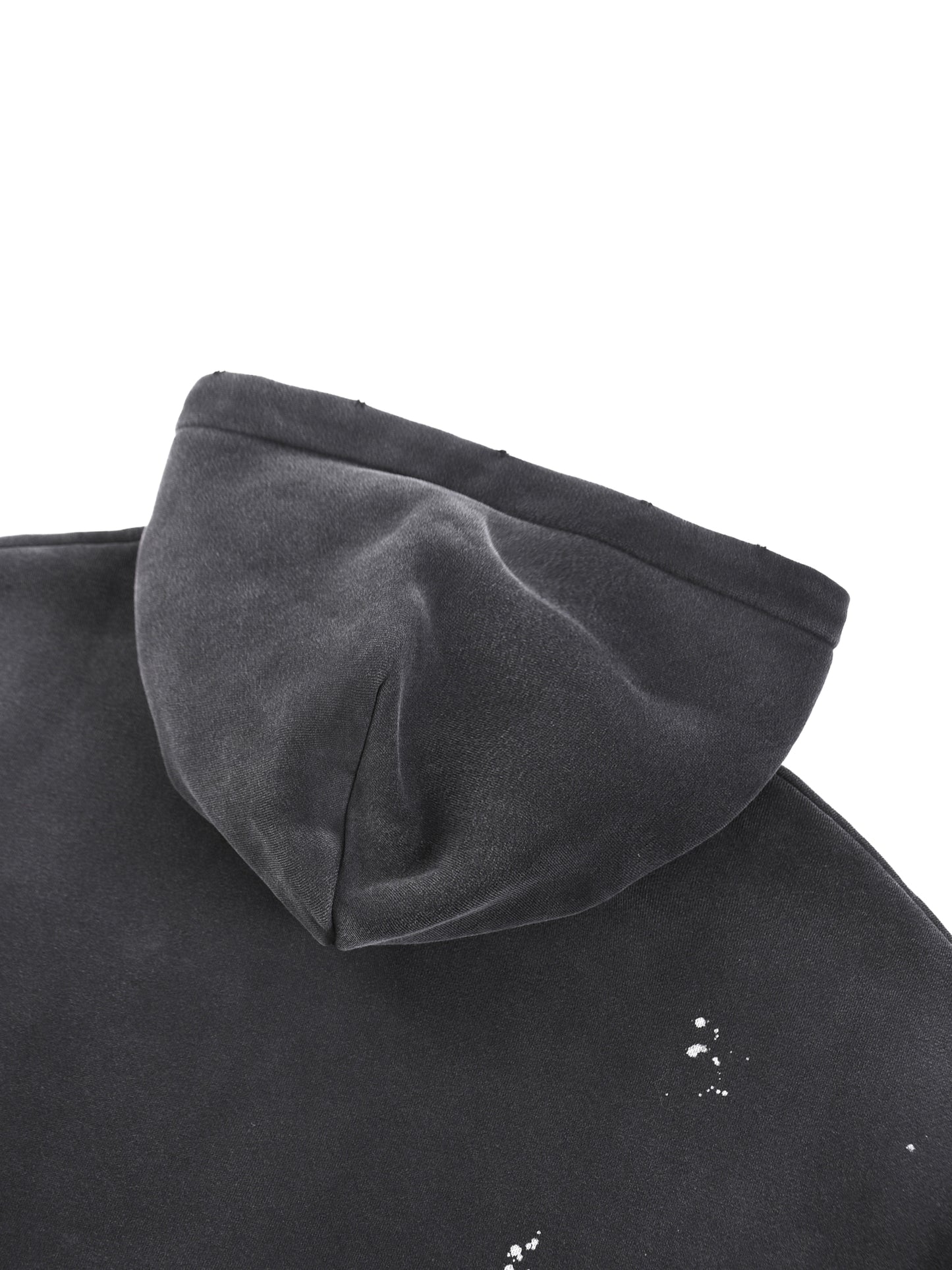 Deluxe Vintage Washed Frayed Fleece "Swag Epic" Hoodie