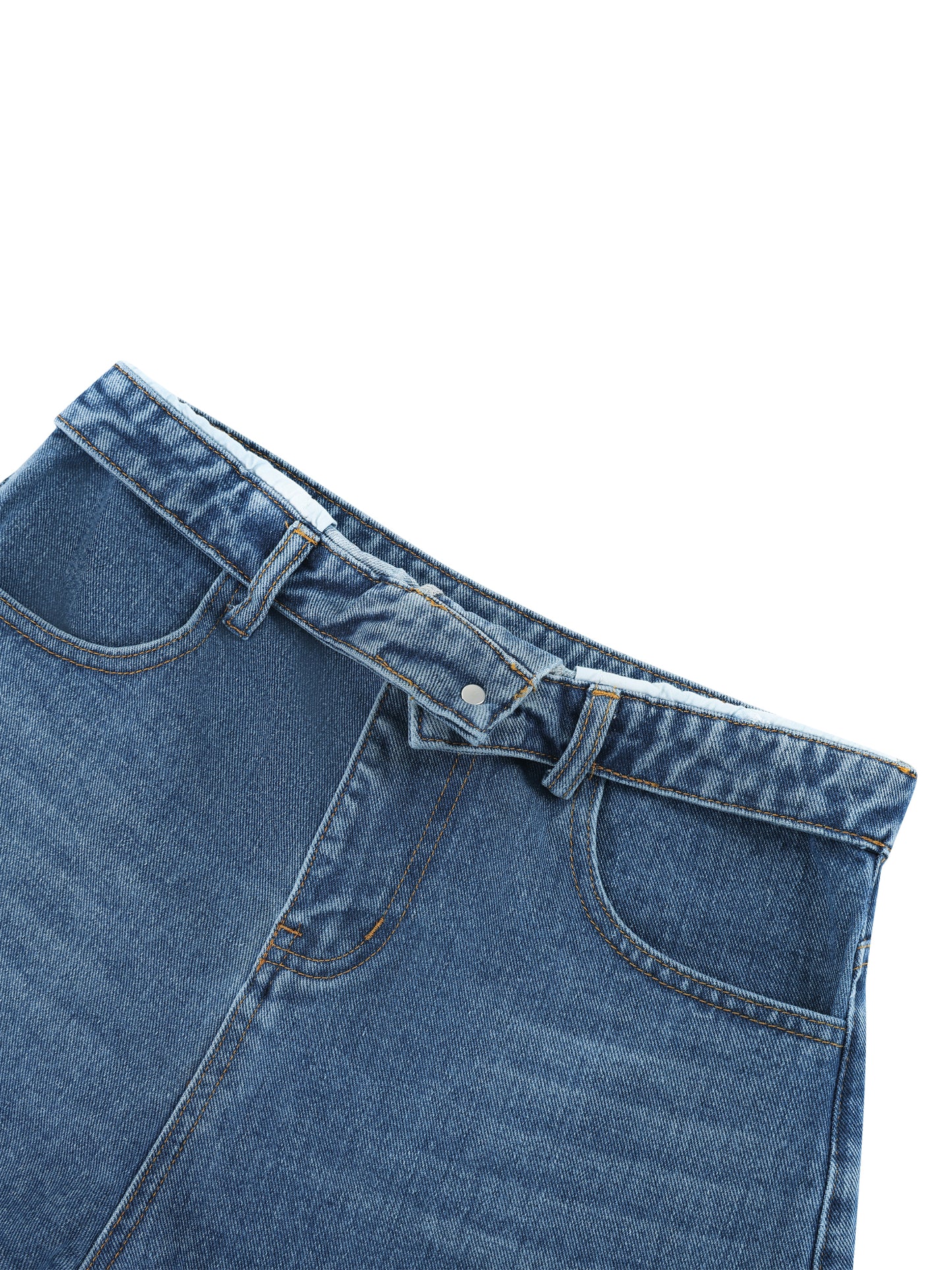 Women's Vintage Wash High Rise Denim Shorts - Swag Ladies