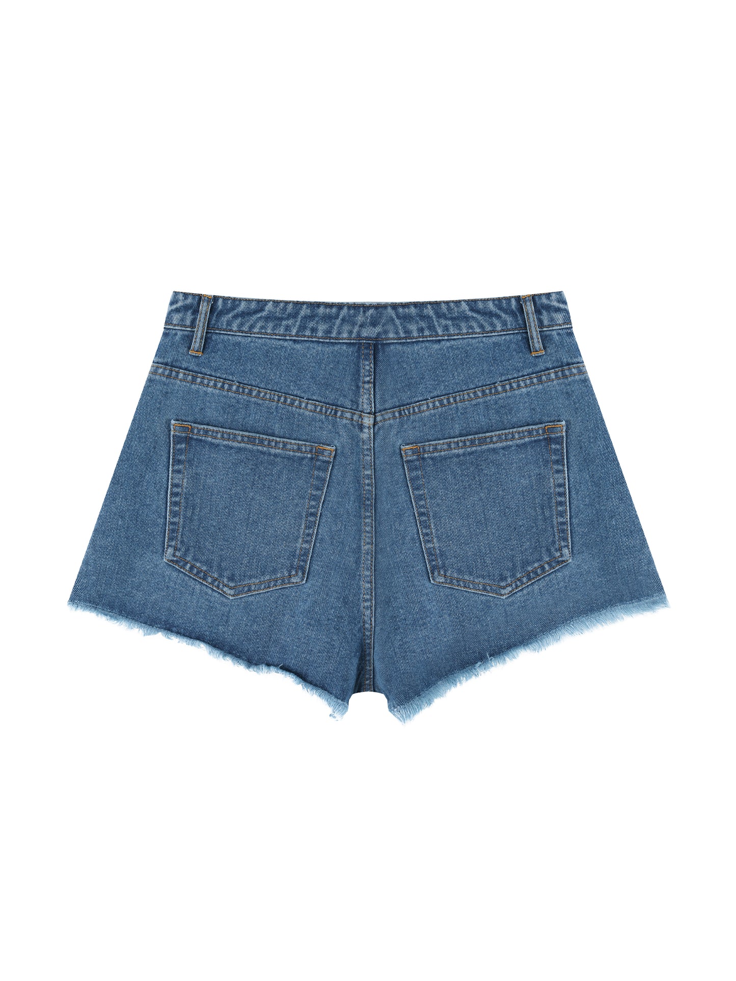 Women's Vintage Wash High Rise Denim Shorts - Swag Ladies