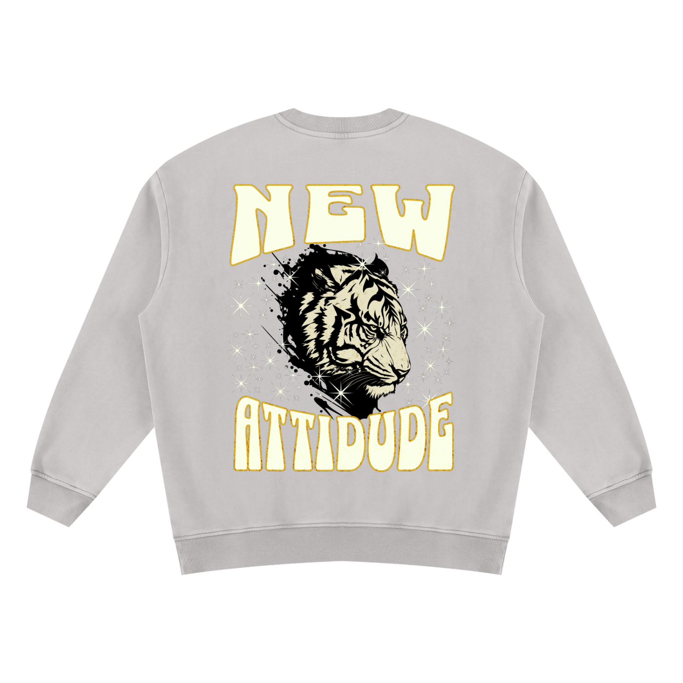 Unisex Vintage Wash Fleece Sweatshirt - "New Attitude"