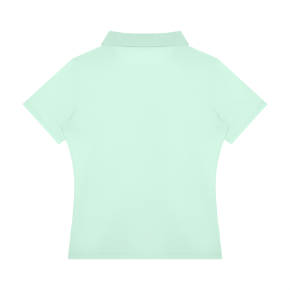 Women’s Color Block Polo Shirt - "Swag Circle"
