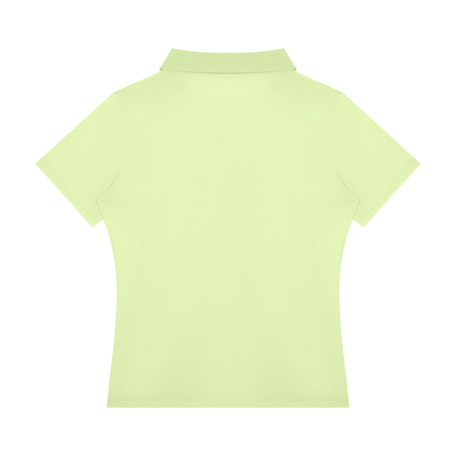 Women’s Color Block Polo Shirt - "Swag Circle"