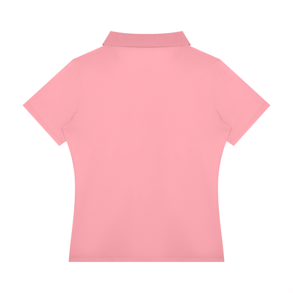 Women’s Color Block Polo Shirt - "Swag Circle"