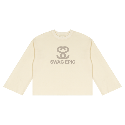 Unisex Waffle Raw Edge "Swag Epic"T-Shirt
