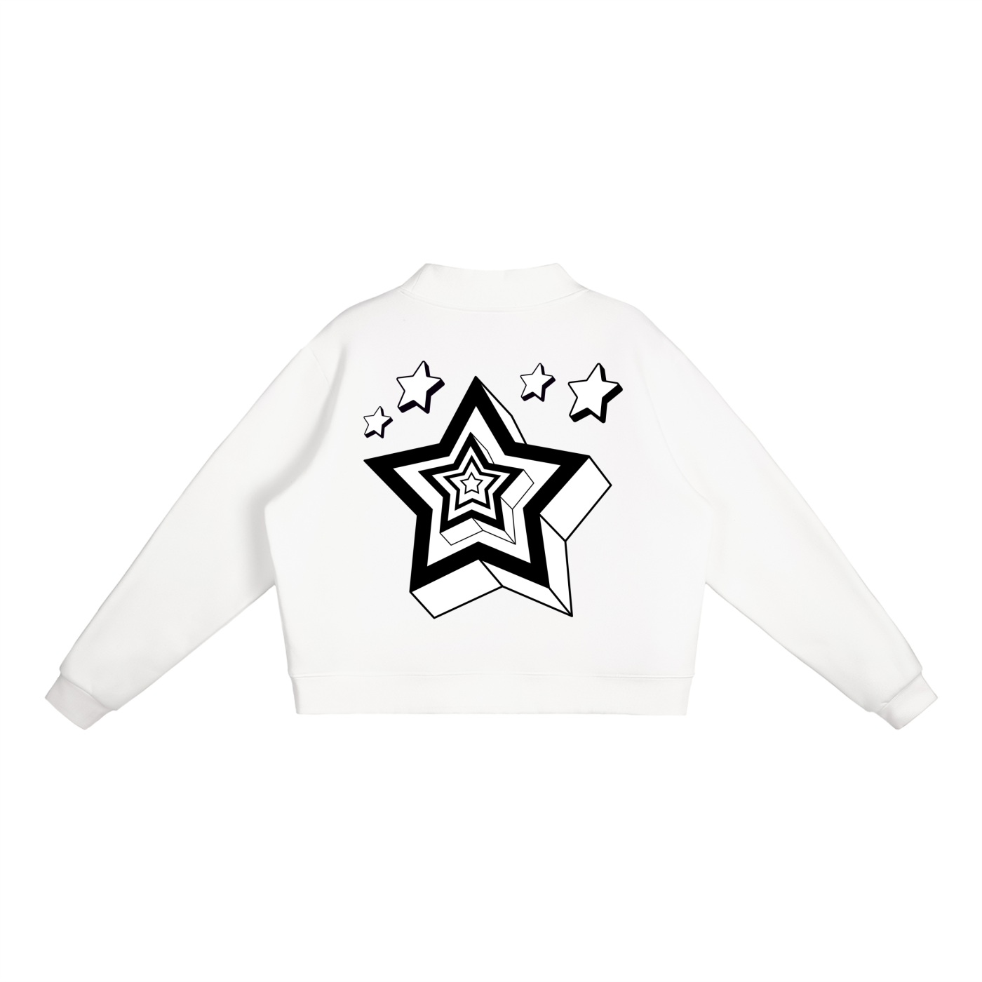 Essential Fleece Mock-Neck Crew Sweatshirt – Swag Ladies