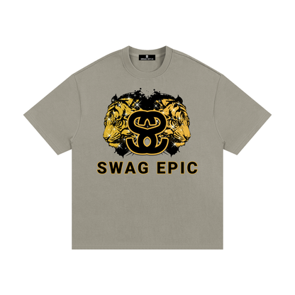 Essential Heavyweight "Swag Epic" Cotton T-Shirt