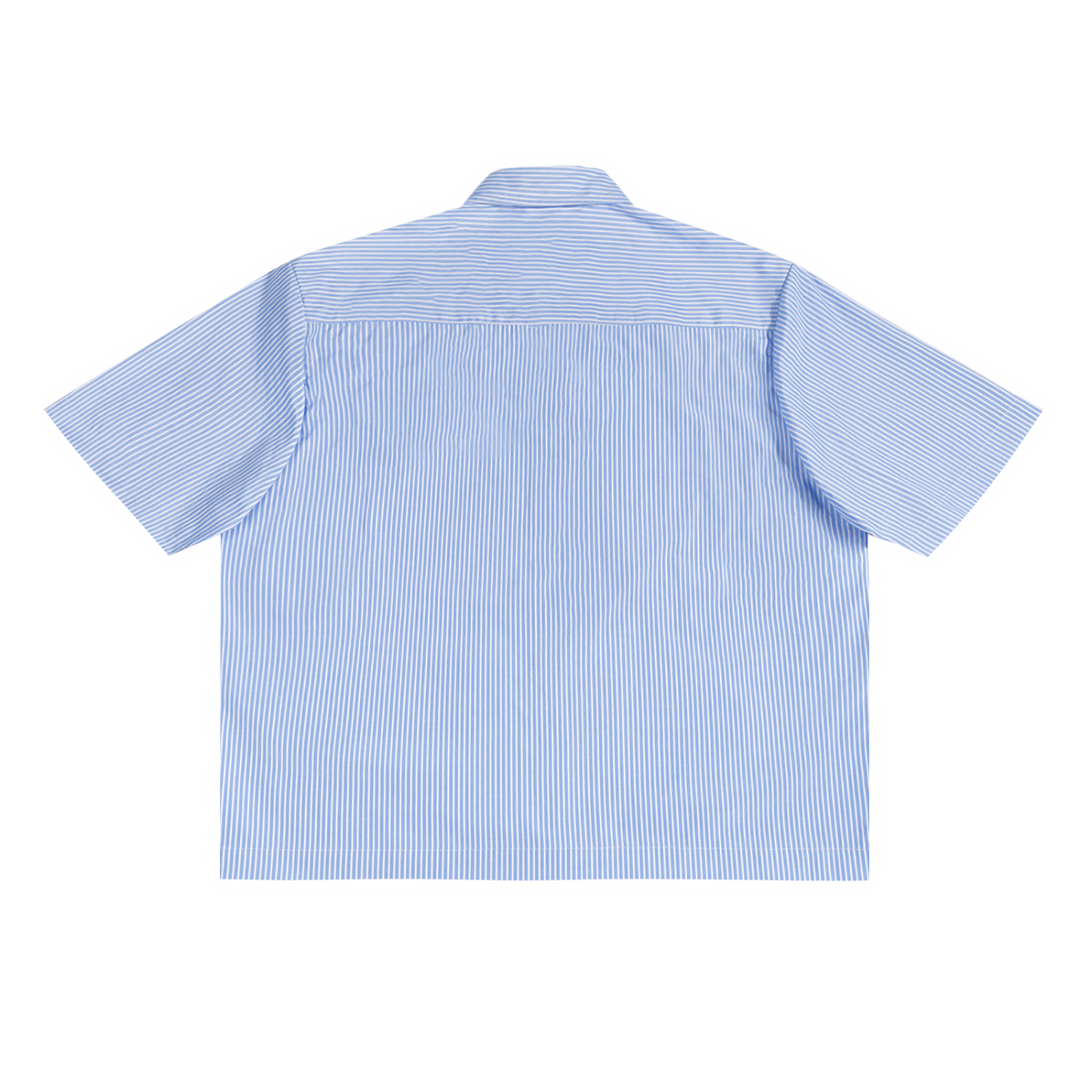 Oversized Vertical Stripe "Swag Epic" Boxy Shirt