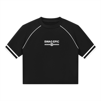 Women’s Raglan Ribbed "Swag Epic" T-Shirt