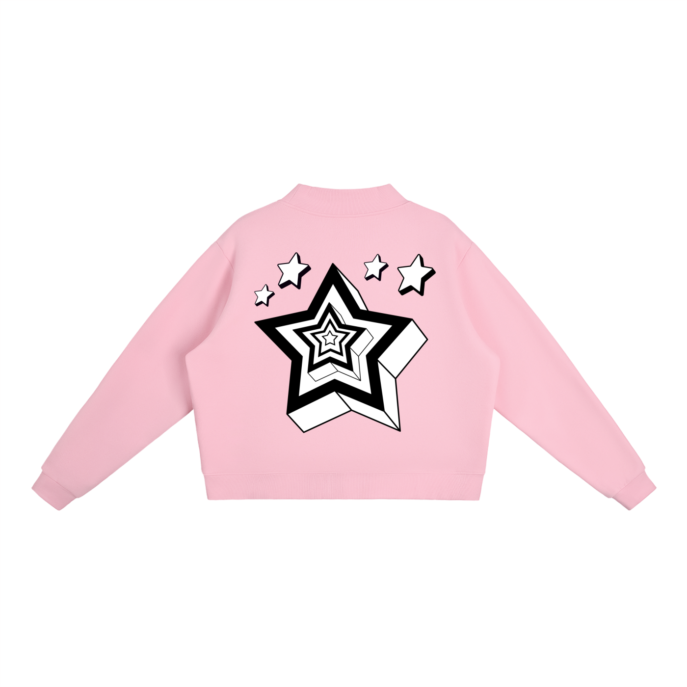 Essential Fleece Mock-Neck Crew Sweatshirt – Swag Ladies