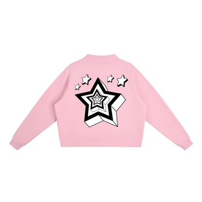 Essential Fleece Mock-Neck Crew Sweatshirt – Swag Ladies