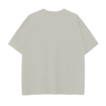 Drop Shoulder Cotton Plain T-Shirt