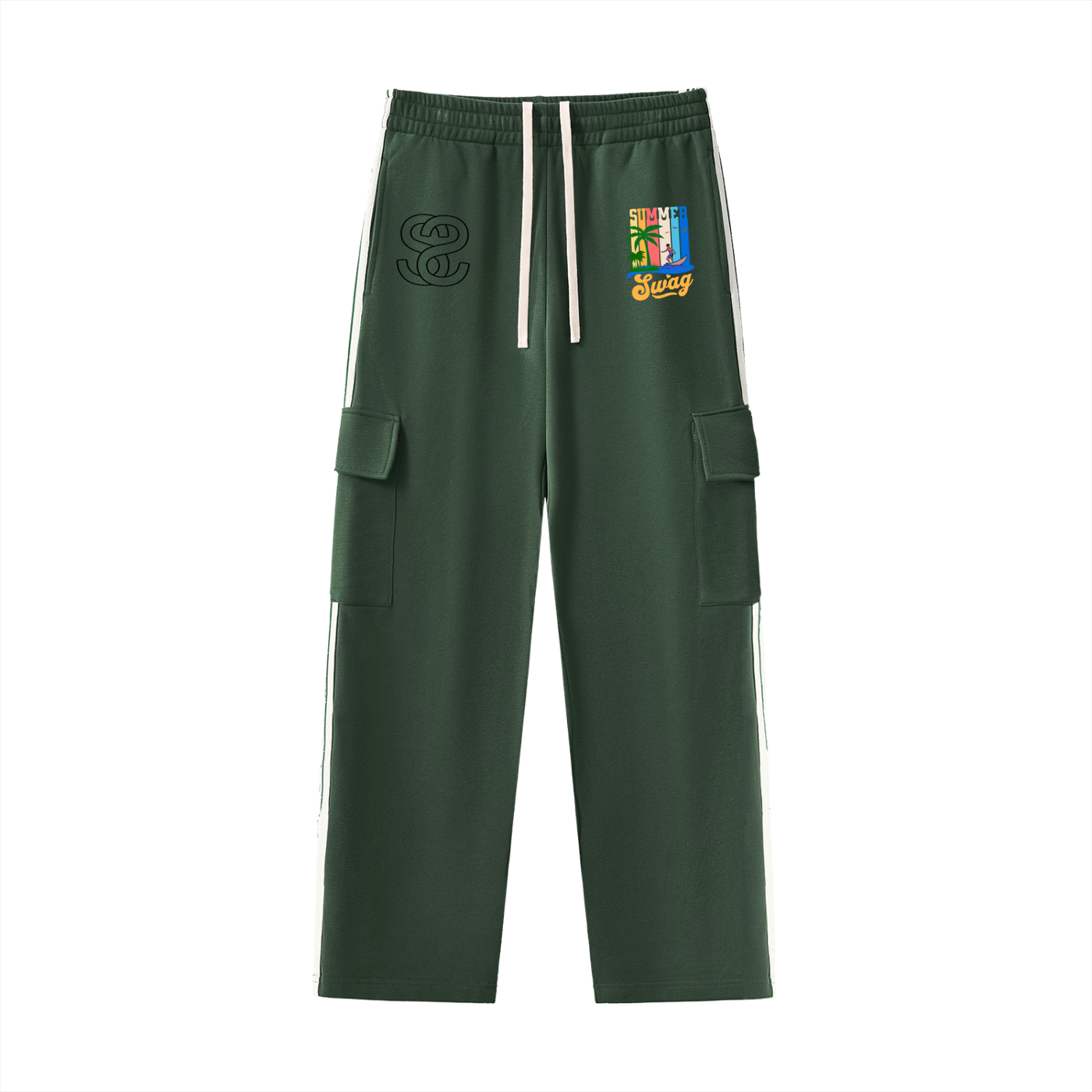Swag Epic Side Stripe Straight-Leg Pants "Summer Swag Collection"