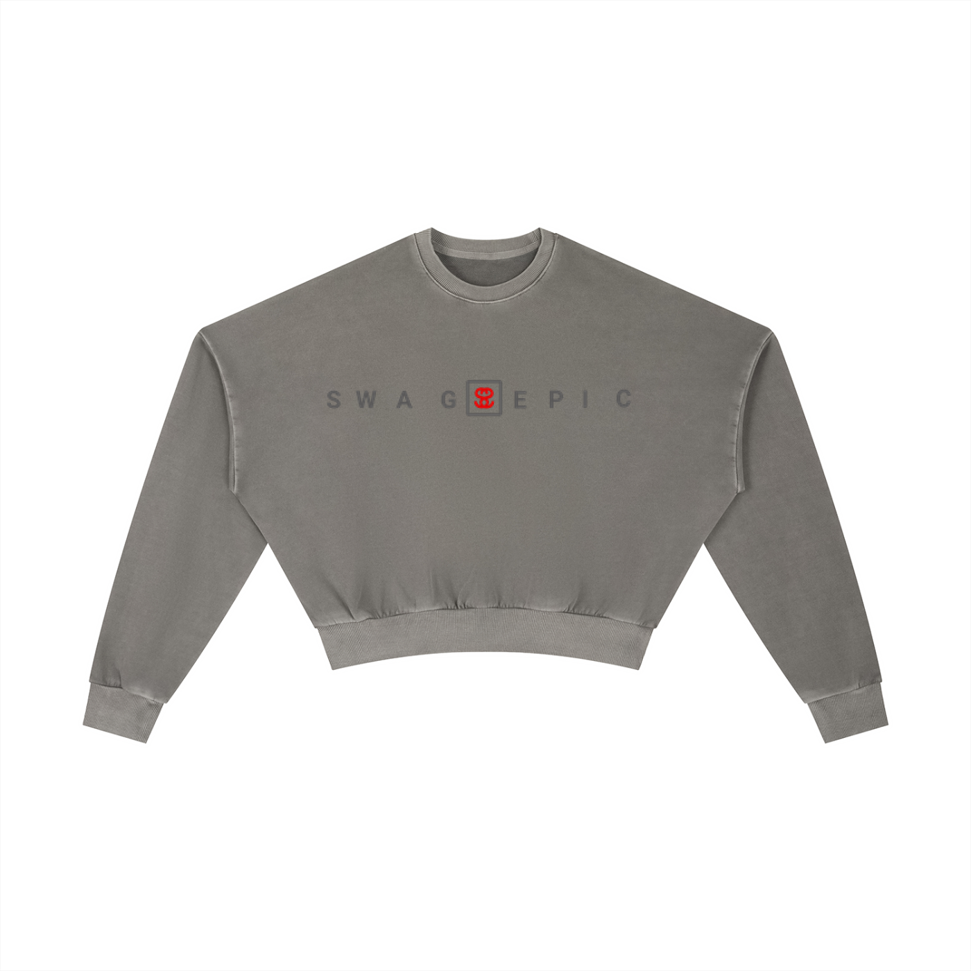 Vintage Washed Cropped Sweatshirt – Swag Ladies