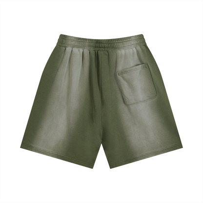 Sun Fade Distressed Shorts - "Swag Deluxe"