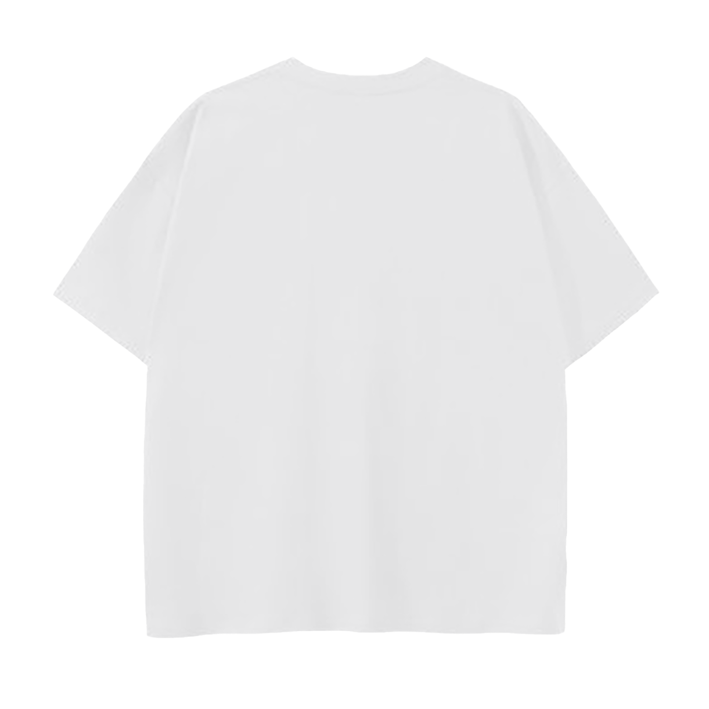 Drop Shoulder Cotton Plain T-Shirt