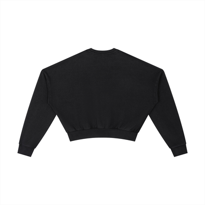 Vintage Washed Cropped Sweatshirt – Swag Ladies