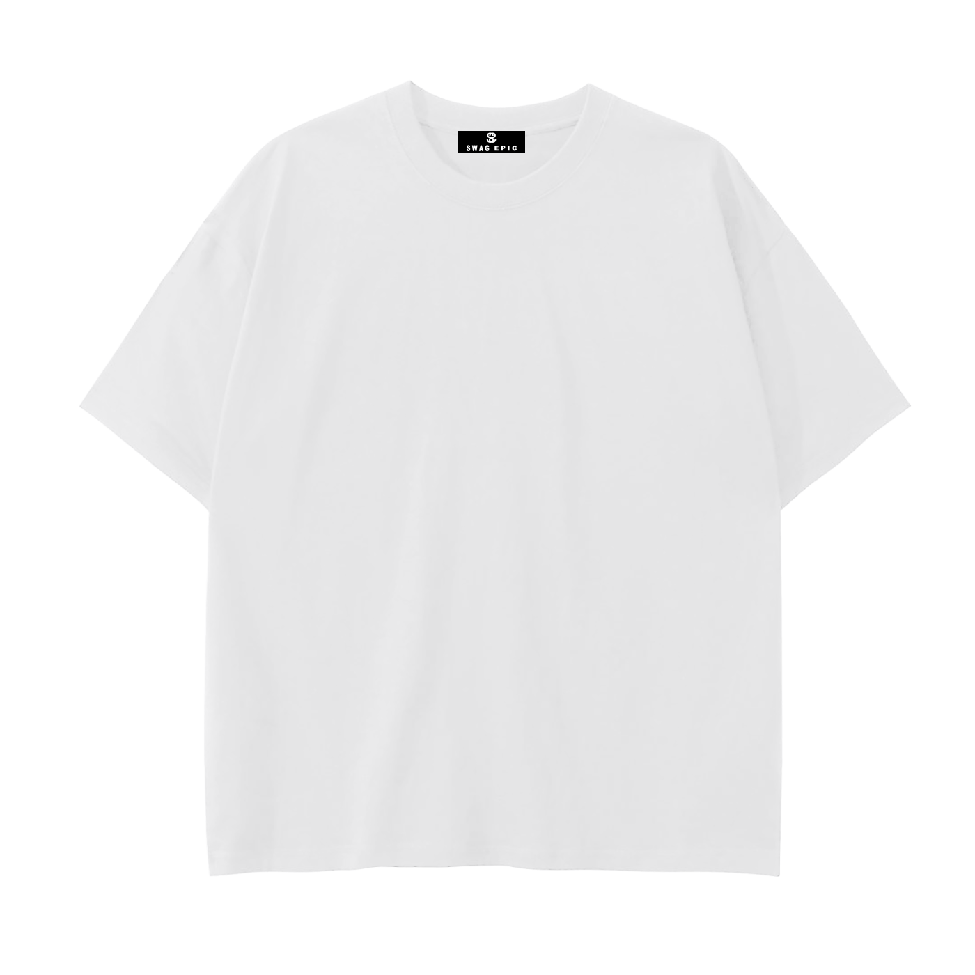 Drop Shoulder Cotton Plain T-Shirt