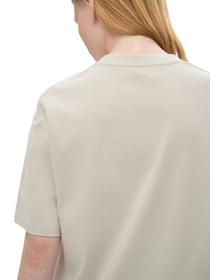 Drop Shoulder Cotton Plain T-Shirt