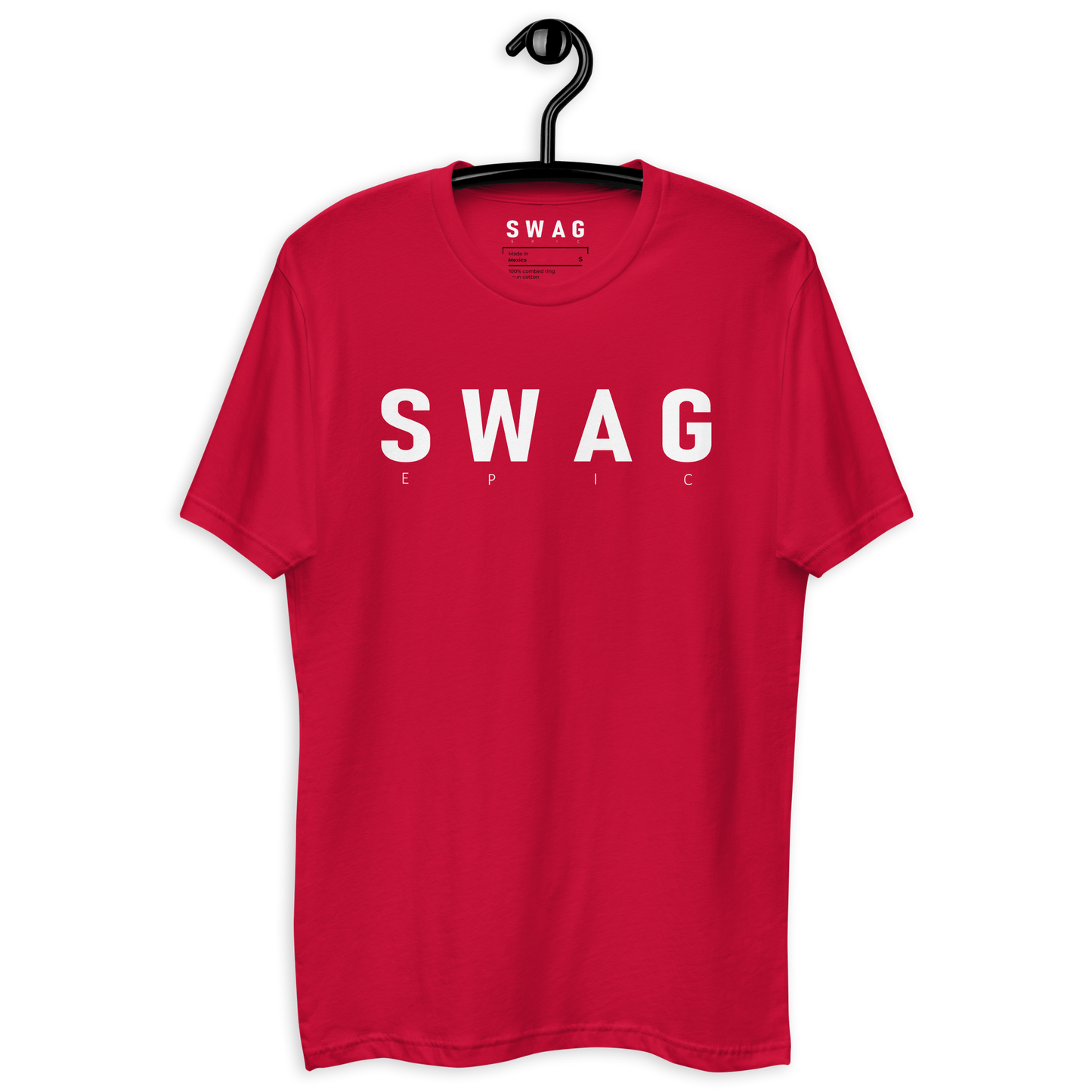 "SWAG EPIC" (RED) COMFORT LUXURY T-SHIRT