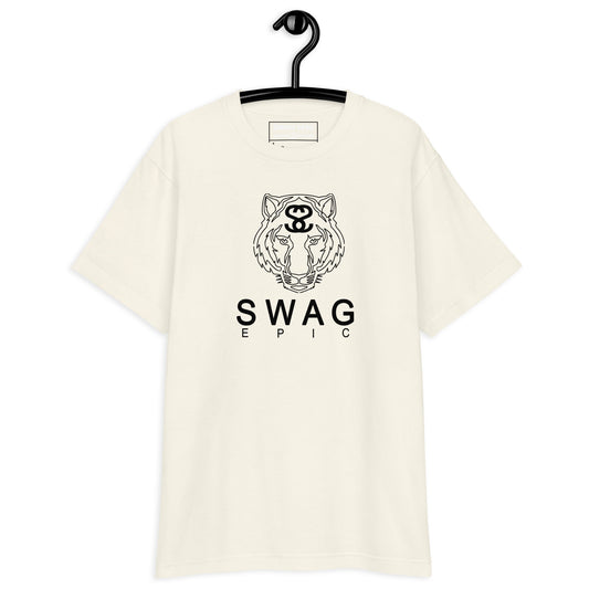 "TIGER FACE" (IVORY) DELUXE T-SHIRT